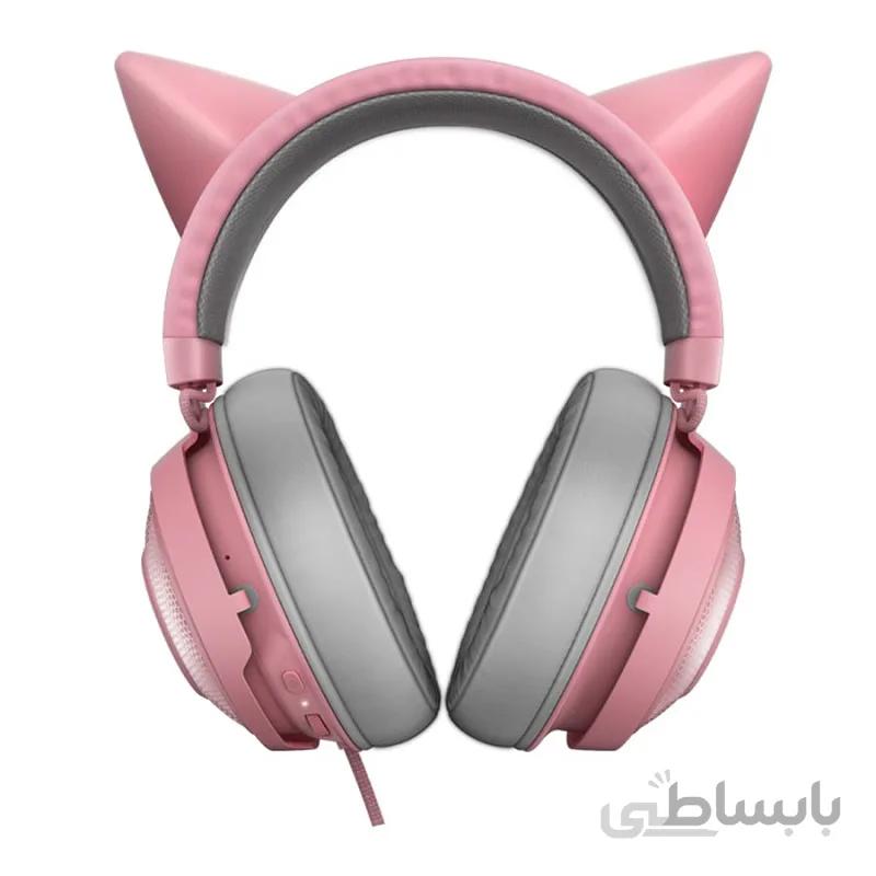 Razer KRAKEN Kitty Edition Quartz Headset ا هدست بازی ریزر مدل KRAKEN Kitty Edition Quartz