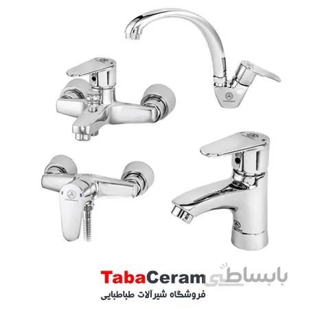 ست شیرآلات سهند کروم قهرمان ا Sahand Chrome Set
