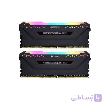رم کورسیر دوکاناله 32 گیگابایت Vengeance RGB PRO 3600MHZ CL18
