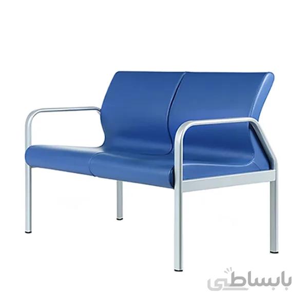 مبل اداری دو نفره پایه کروم آروکو مدل S912-2