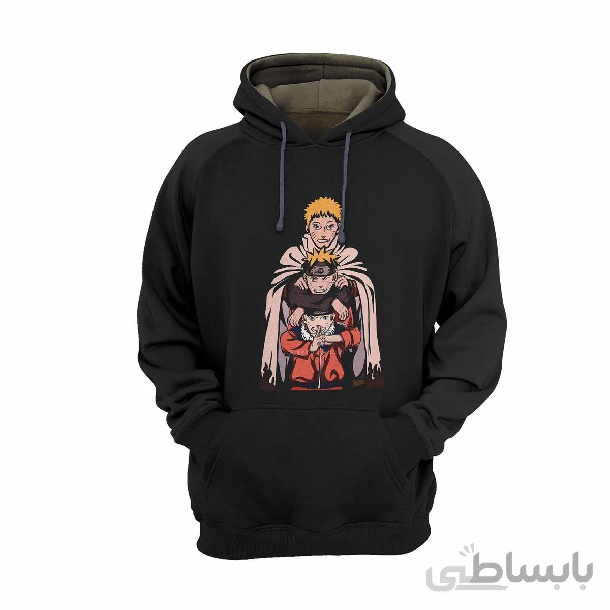 هودی مشکی طرح انیمه ناروتو Naruto کد KCT10427 کد 284812