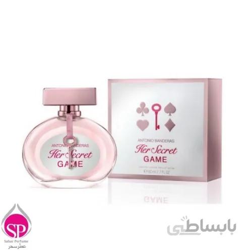 عطر زنانه آنتونيو باندراس هر سكرت گيم Antonio Banderas Her Secret Game حجم 80 ml