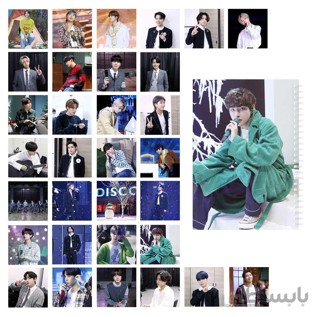 مجموعه 32 عددی فتوکارت BTS Life به همراه دفتر یادداشت کد 10111222