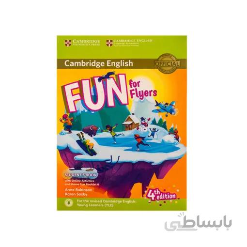 FUN FOR FLYERS S.B+HOME FUN BOOKLET 6+CD 4TH گلاسه