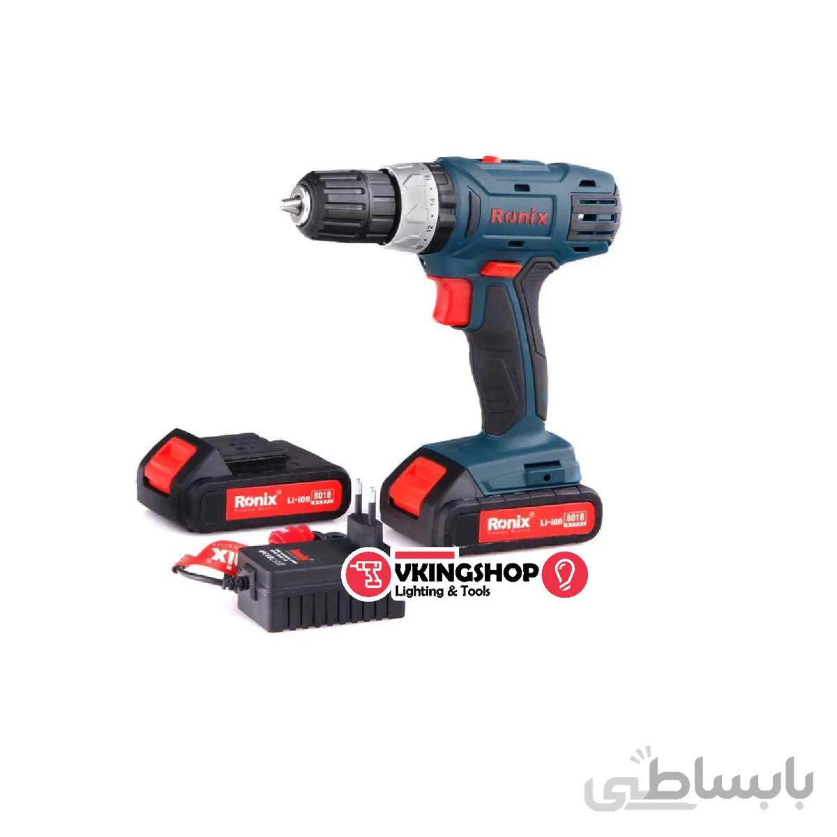 دریل شارژی رونیکس مدل 8018