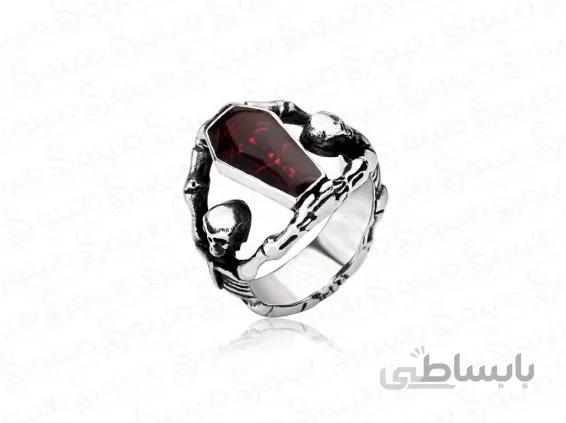 انگشتر مردانه تابوت اسکلت خاطرات خوناشام 12156