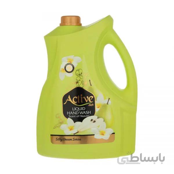 مایع دستشویی 3750 گرمی سبز سری رویای ابریشمی اکتیو