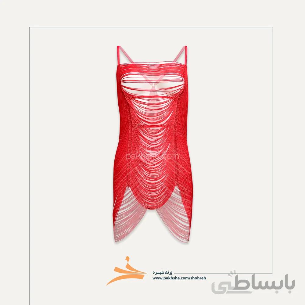 پیراهن طرح گیسو برند شهره کد 9726
