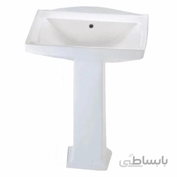 روشویی پایه دار پارس سرام مدل ترنادو 57