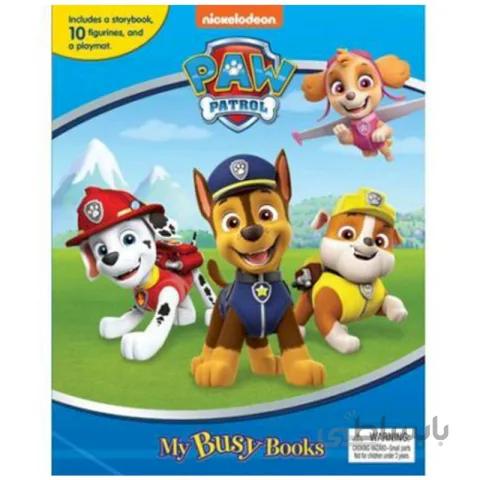 فیگور سگهای نگهبان پاوپاترول 1 با کتاب انگلیسی busy book paw patrol کد 30890