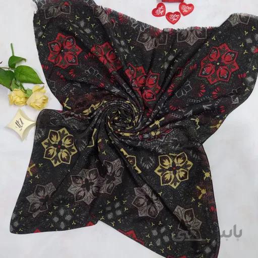شال نخی طرح سنتی زیبا