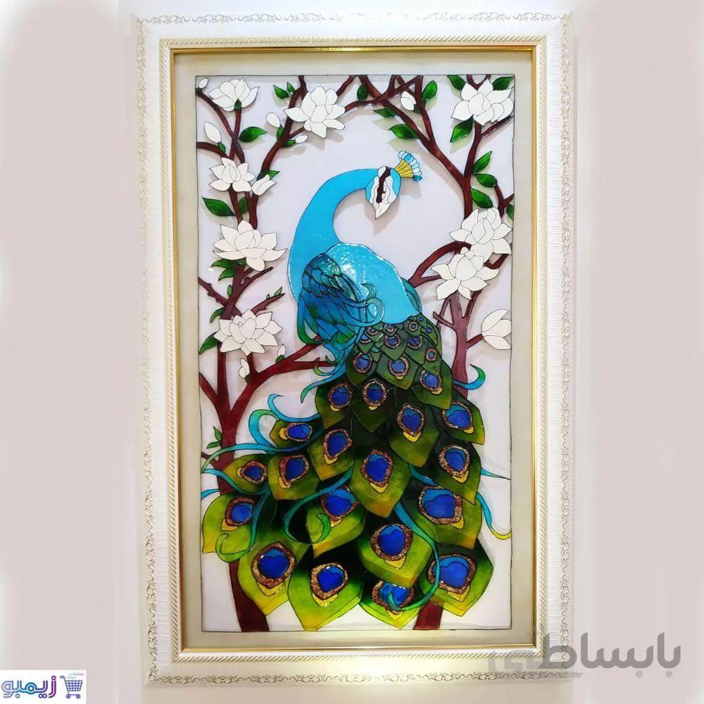 تابلوی طاووس ویترای