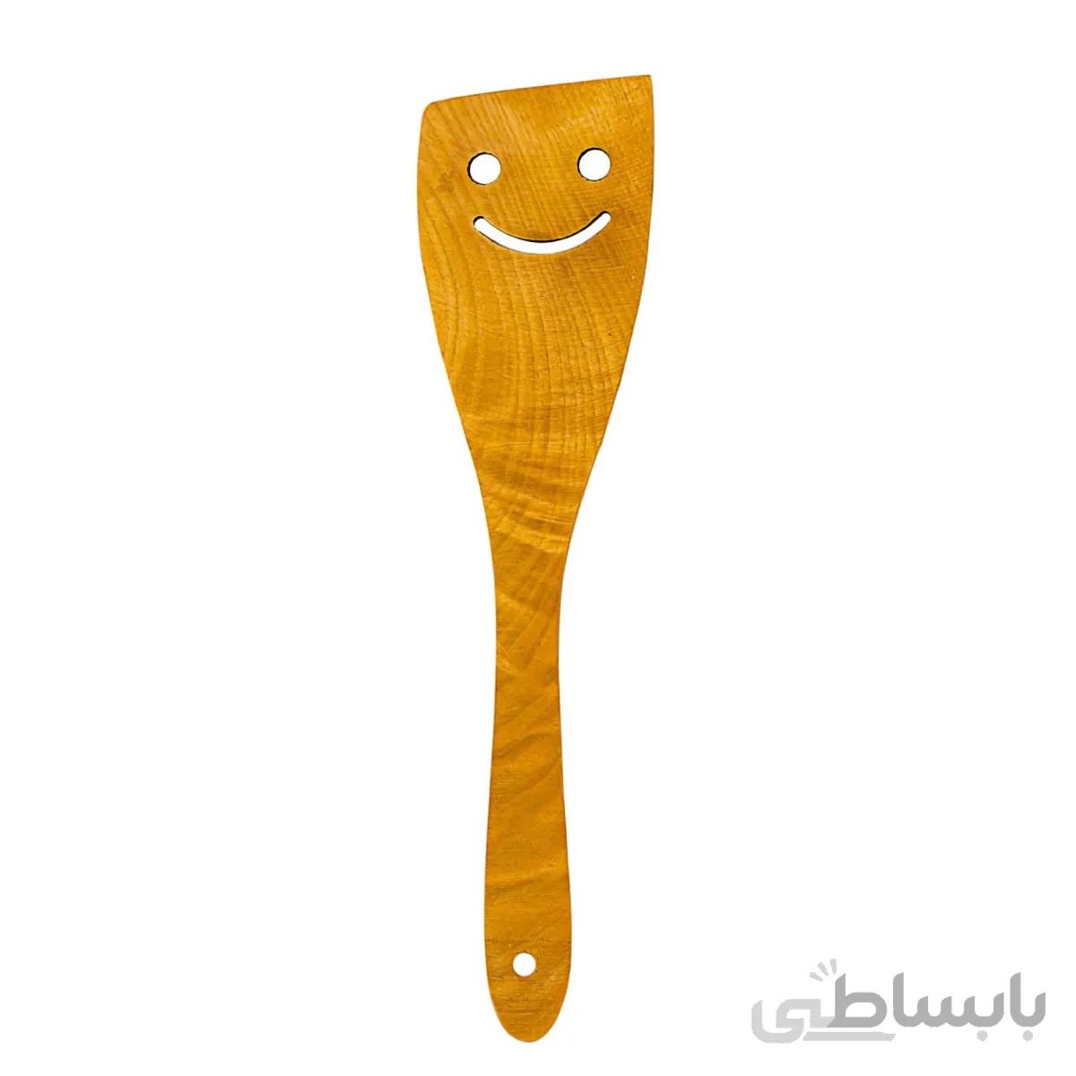 کفگیر چوبی طرح استیکر 1702 نورماه