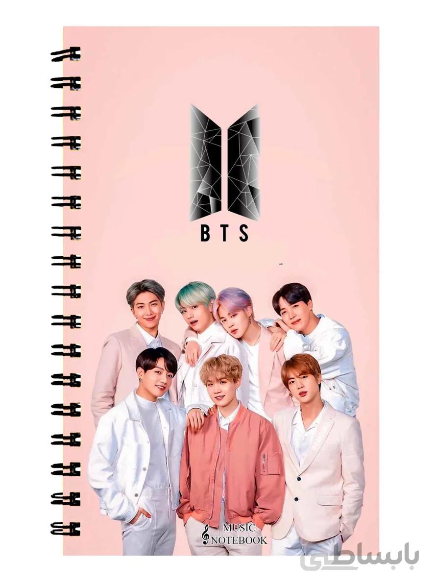 دفتر نت موسیقی طرح bts 11