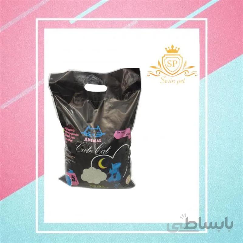 خاک بستر گرانول گربه 5 کیلویی ساده کیوت کت
