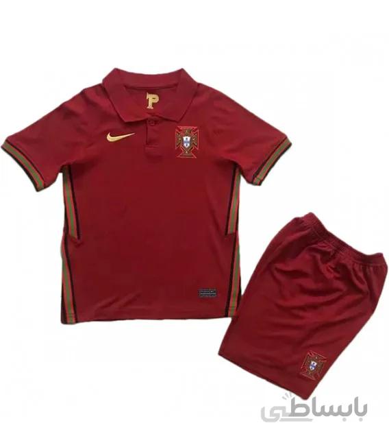 پیراهن شورت بچه گانه اول تیم ملی پرتغال Portugal Home kit soccer children 1st football shirt 2020-2021