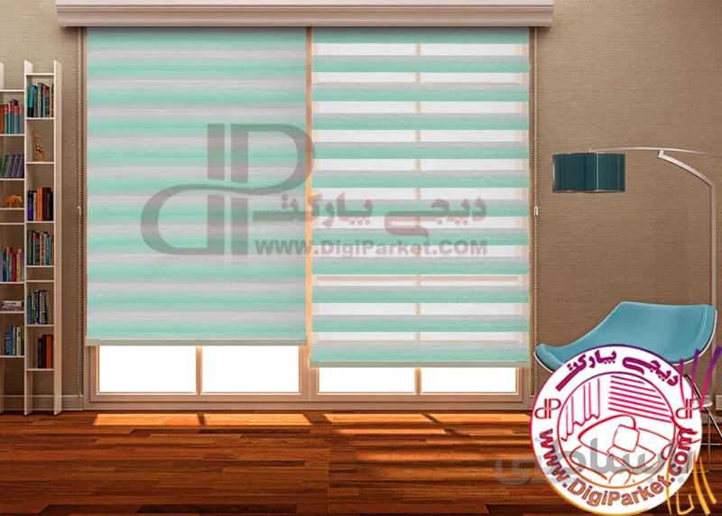 پرده زبرا خوش سایه کالیته 1 کد S 0048
