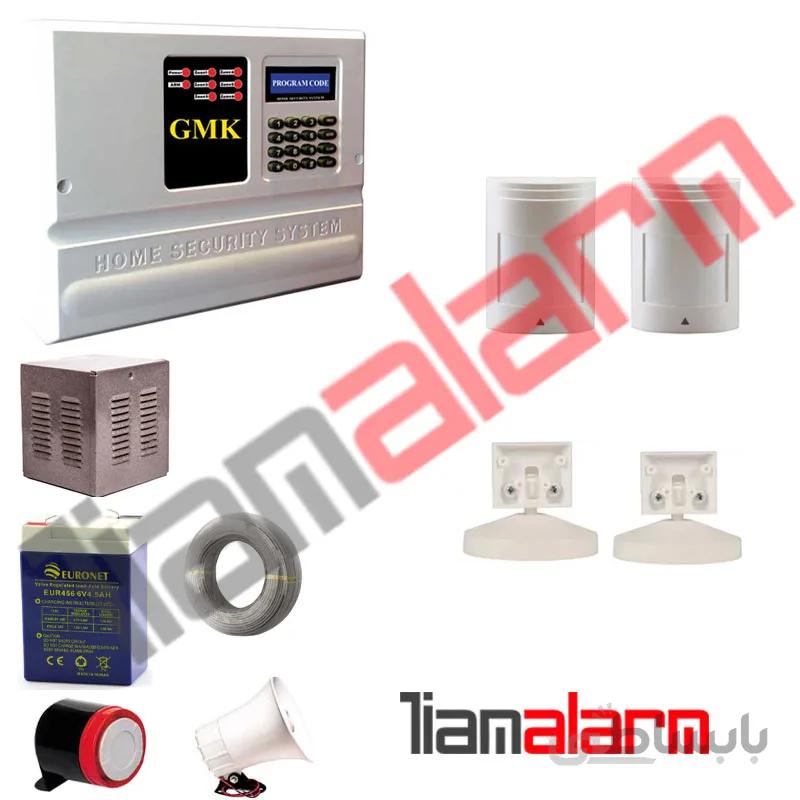 پکیج دزدگیر اماکن باسیم مدل جی ام کا سیم کارتی GM890PR2