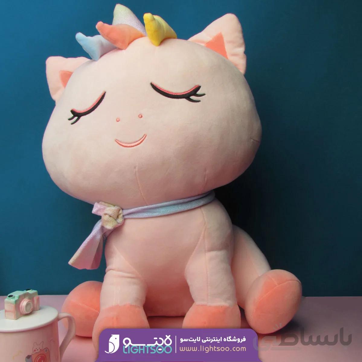 عروسک یونیکورن نشسته چشم بسته(اورجینال)