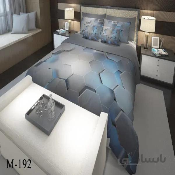 روتختی سه بعدی ساتن ابریشم ترک طرح مدرن کد M 192