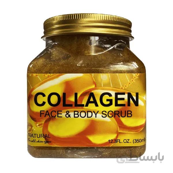 اسکراب صورت و بدن کلاژن وکالی حجم 500میلی لیتر COLLAGEN FACE & BODY SCRUB