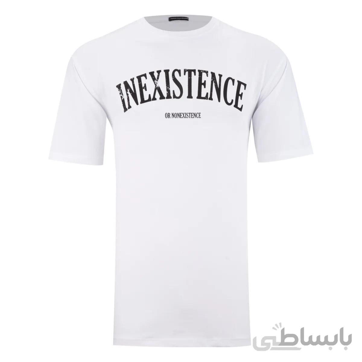 تیشرت آستین کوتاه یقه گرد پریمو مدل INEXISTENCE 1459/01