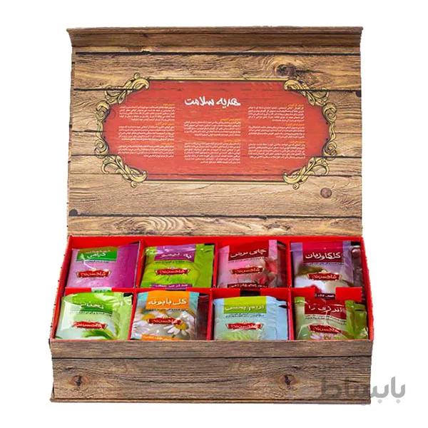 دمنوش هدیه سلامت 64 تایی شاهسوند در کارتن 6 عددی ا shahsvand health gift damnosh