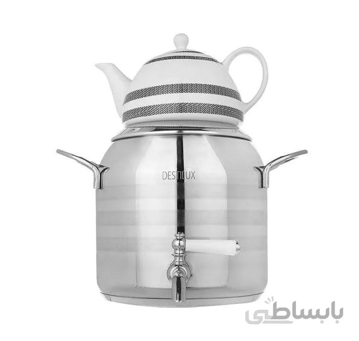 کتری و قوری دستی لوکس طرح ترک