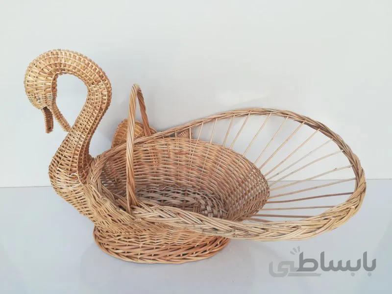 سبد میوه طرح قو سایز بزرگ