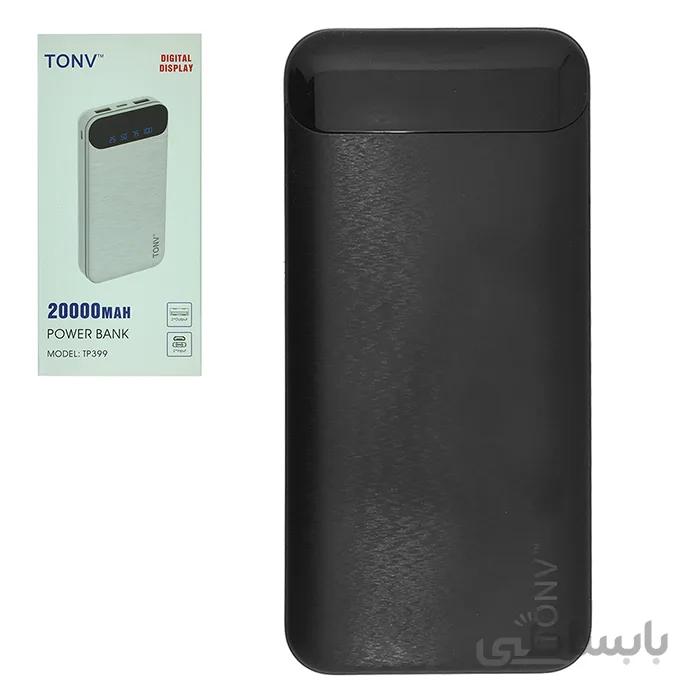 پاوربانک TONV مدل TP399 ظرفیت 20000 میلی آمپر ساعت ا TONV TP399 20000mAh Power Bank