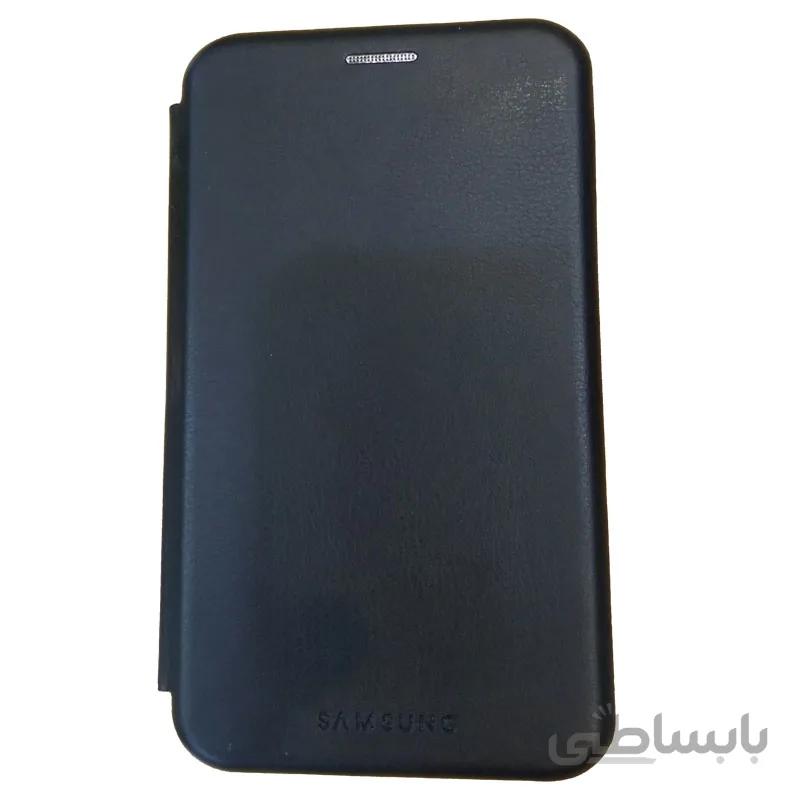 کیف چرم اورجینال شرکتی گوشی سامسونگ مدل a10 s آ 10 اس - ( کیفیت فوق العاده) - درب خمیده - جا کارتی