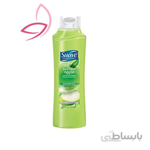 شامپوآمریکایی سیب سبزآبدارSuave Naturals