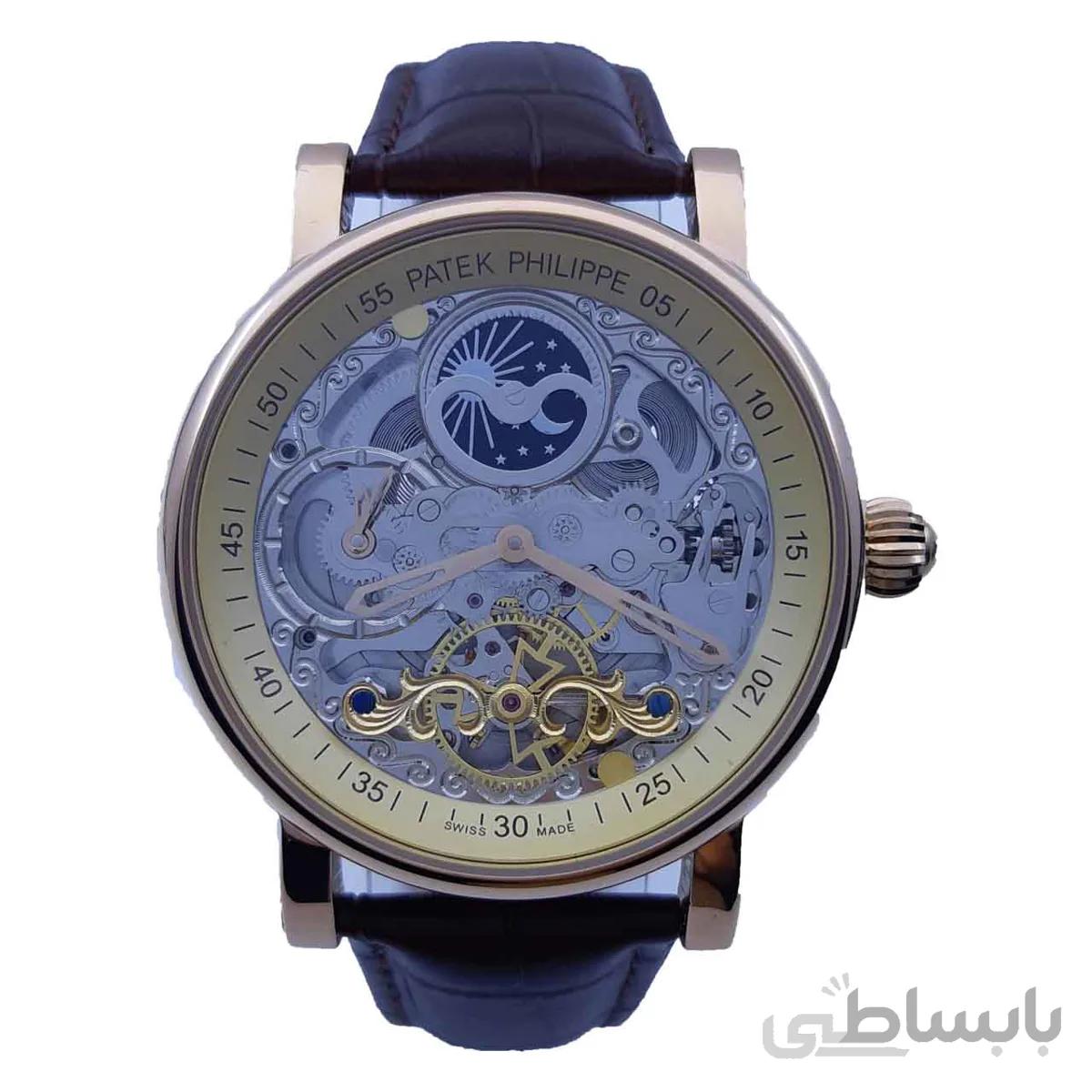 ساعت مچی مردانه پتک فیلیپ مدل Patek Philippe Skeleton P.7556