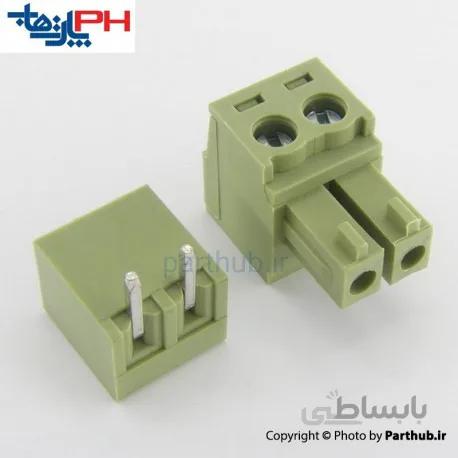 ترمینال 2 پین رایت انگل 3.81mm