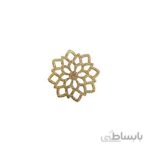 ورق طلا طرح دار گل مدل 2