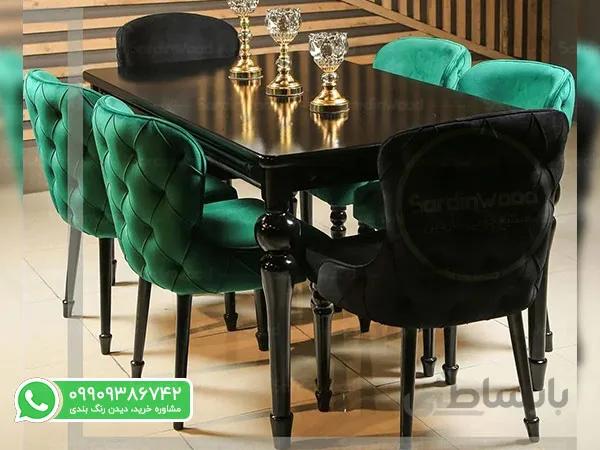 میز ناهار خوری چستر کلاسیک نیلوفر