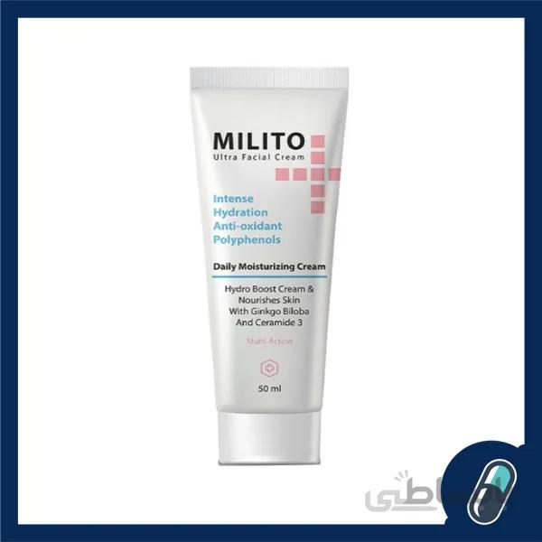 کرم مرطوب کننده پوست چرب و مستعد آکنه میلیتو مدل Intense ا Milito Moisturizing Cream For Oily Skin