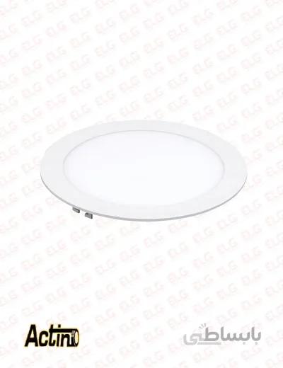 چراغ پنلی SMD توکار گرد 12 وات اکتینو Edge Light
