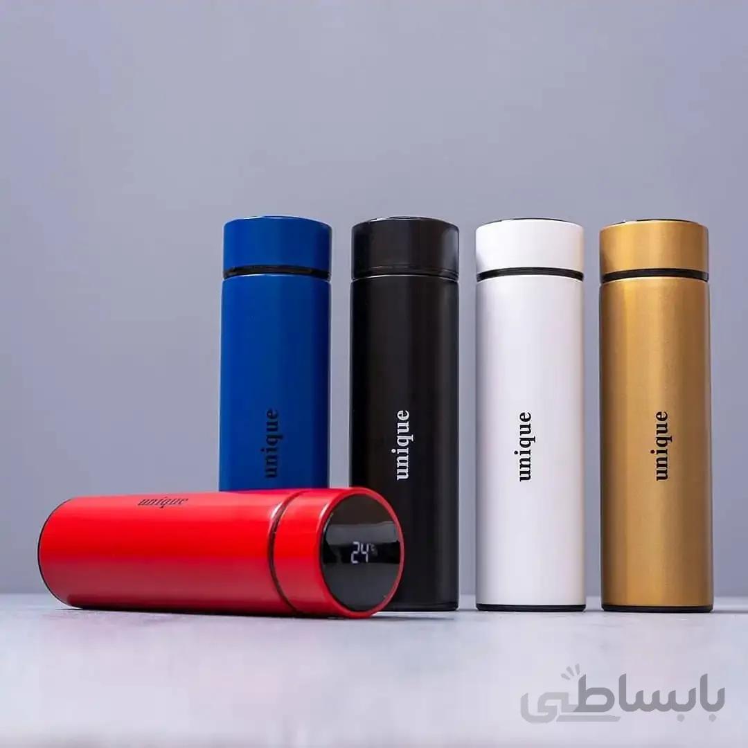 فلاسک مسافرتی دماسنج دار یونیک unique