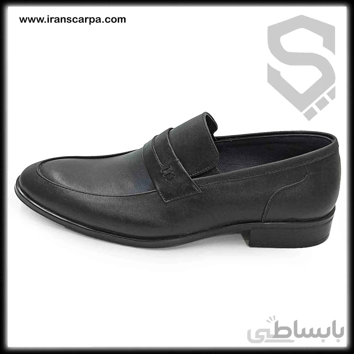 کفش مجلسی چرم مردانه مدل زونیگا