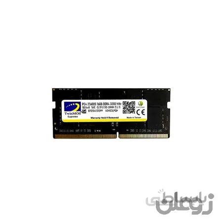 رم لپ تاپ DDR4 دو کاناله 3200 مگاهرتز CL22 توین موس ظرفیت 16 گیگابایت