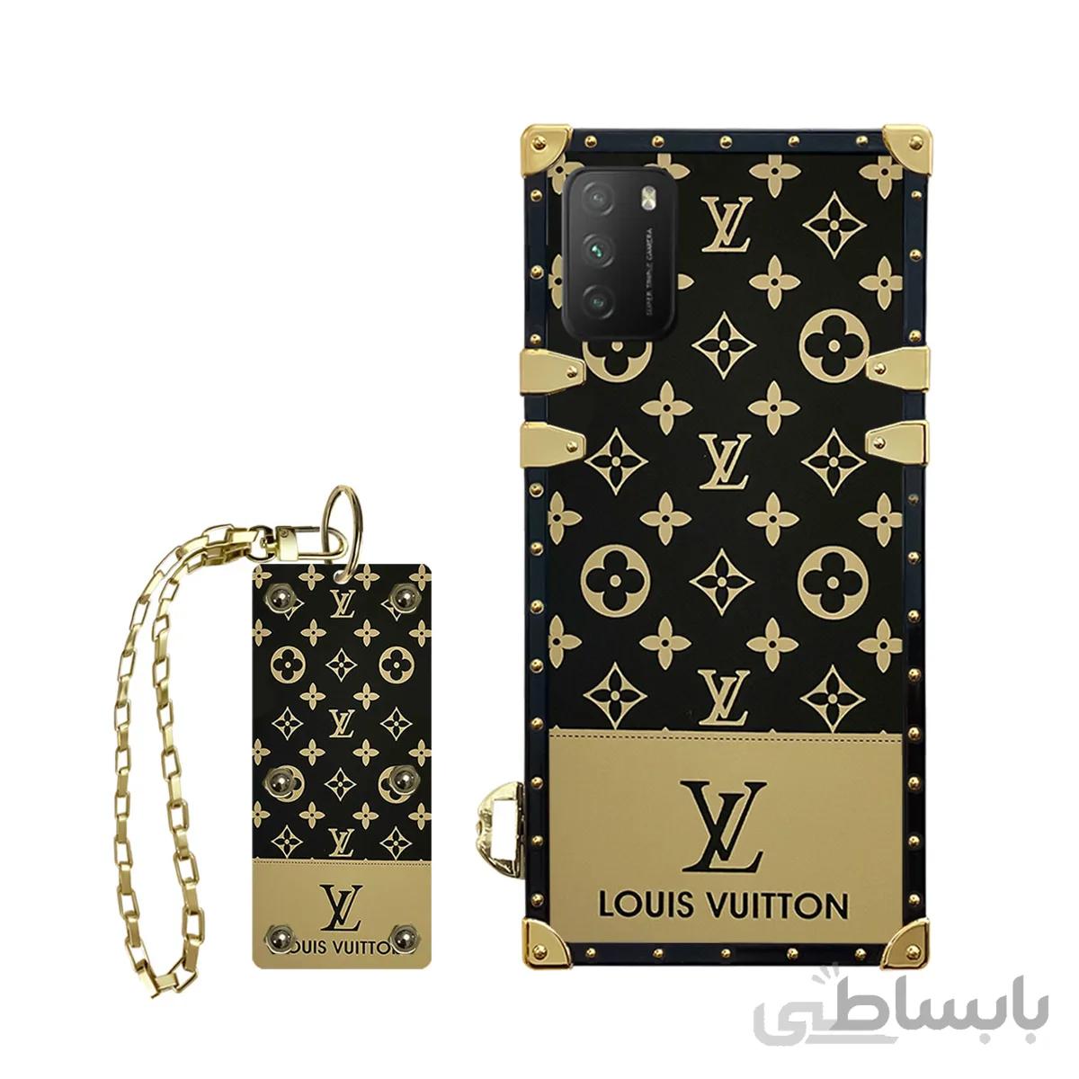 قاب صندوقی طرح LV بهمراه آویز ست مناسب برای گوشی موبایل شیائومی Poco M3