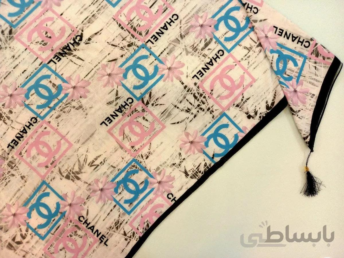 روسری طرح شنل Chanel کد 137