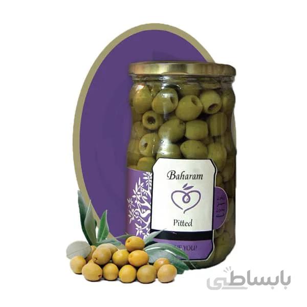کنسرو زیتون سبز بی هسته