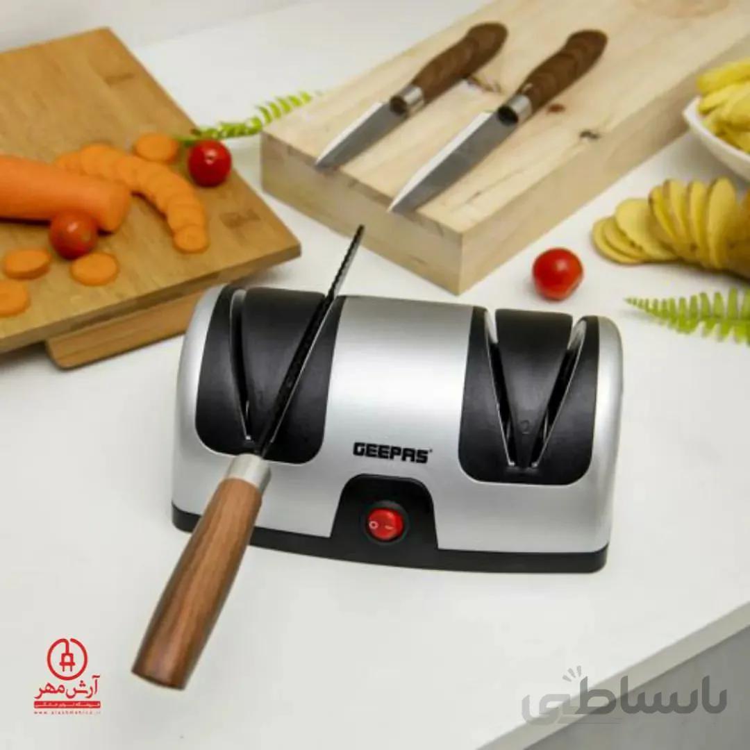 چاقو تیزکن برقی جی پاس مدل GKS_63044 ا Electric Knife sharpener GEEPAS GKS_63044 600w