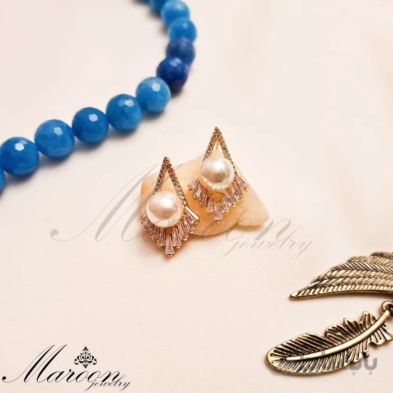 گوشواره مروارید خاص مارون CG31