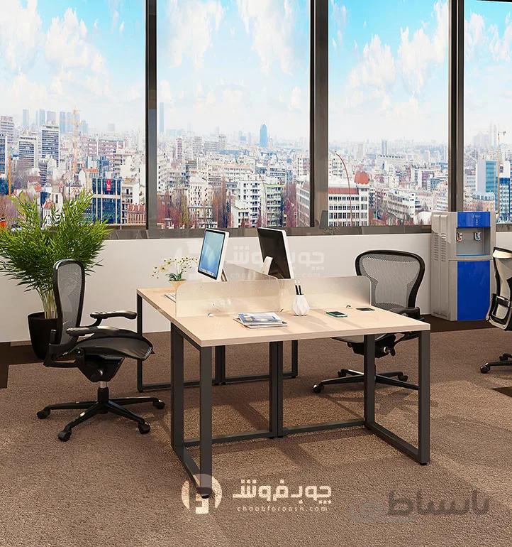 میز کار گروهی سه نفره