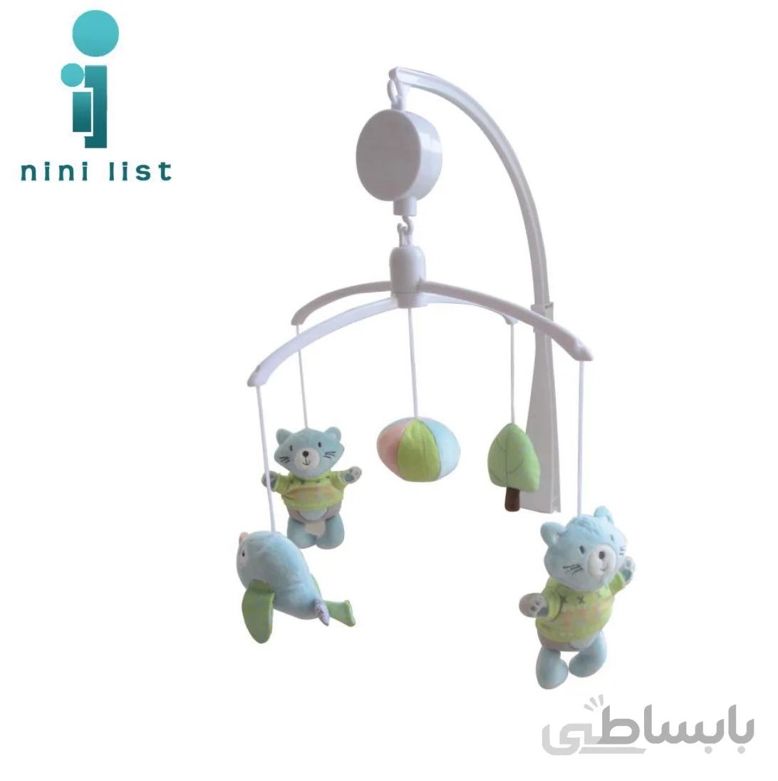 آویز تخت گربه Kikkaboo مدل Cat musical mobile