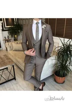 کت و شلوار مردانه ترک برند TerziAdemAltun قهوه ای ty104684954