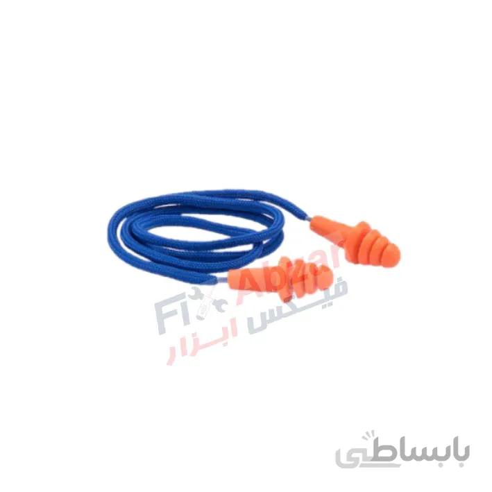 گوشی داخل گوش چهار پله الوکس نارنجی Elvex طرح ا Earplug 4steps orange elvex